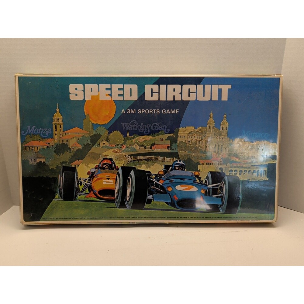 1971 3M Speed Circuit Sports Game Racing Grand Prix Complete Watkins Glen